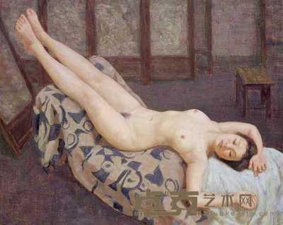 董永健 1999年作 躺着的女人体 80×100cm